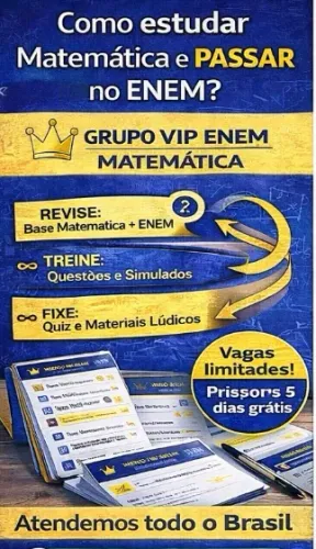 Grupo VIP Matemática ENEM 2026 - Trilha para você evoluir (R$25)