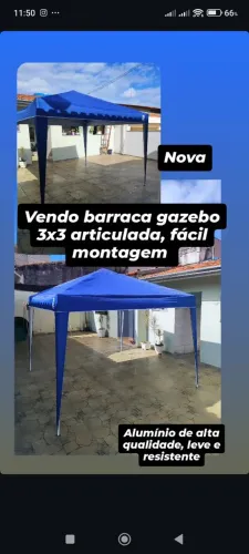 Tenda Gazebo 3x3 articulada 