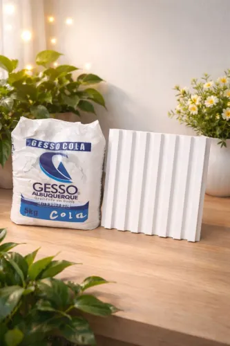 Placas 3D gesso cola