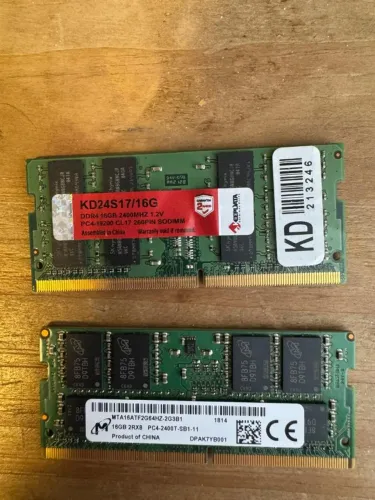 Memoria ram DDR 4 para notebook 16 gb, 2400mhz