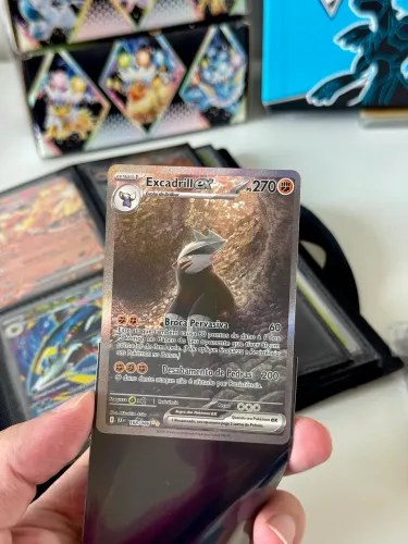 Pokémon TCG Raio Preto (2025) BLK PT BR NM Excadrill ex (168/086)