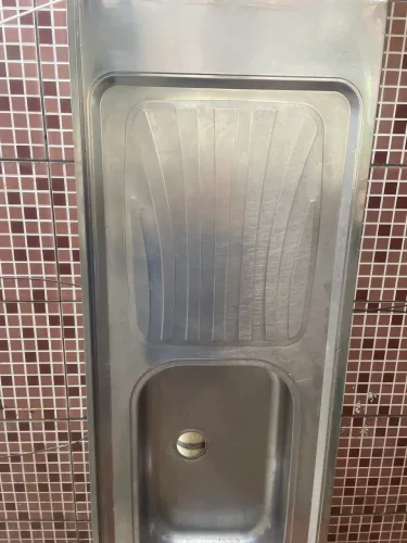 Pia aço inox 2metros