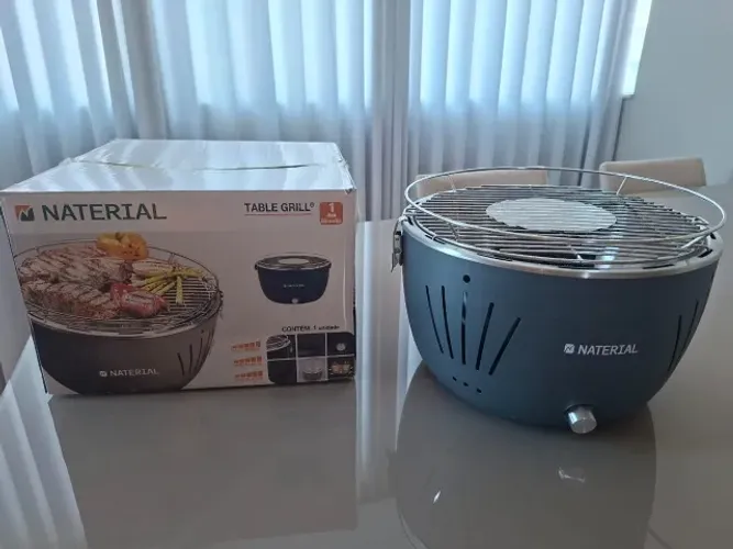 Table Grill - Churrasqueira Portátil a carvão - Ótimo estado