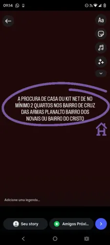 a procura pra alugar