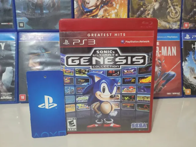Sonic Ultimate Genesis Collection PS3 - CD Original Mídia Física