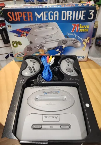 Super Mega Drive 3 na Caixa por apenas R$600,00 no Pix