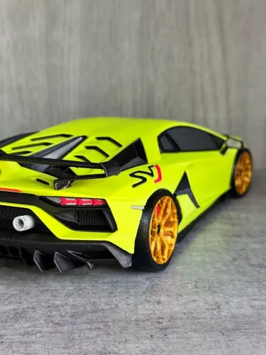 Miniatura Lamborghini Aventador Svj Escala 1:24 - Impressão 3D