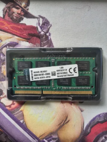 Memória DDR3 8GB - Kingston 1600MHz