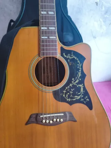 Violão Elétrico Michael Galaxy Folk Cutaway Vm925dtc