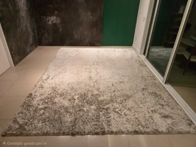 Tapete Felpudo 3m x 4m Bege Claro