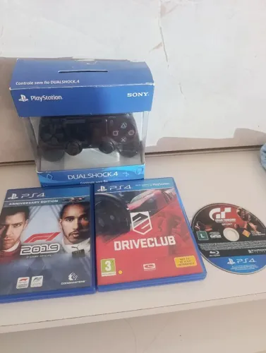 Controle e jogos de ps4