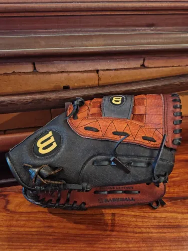 Luva de Baseball Wilson original de couro