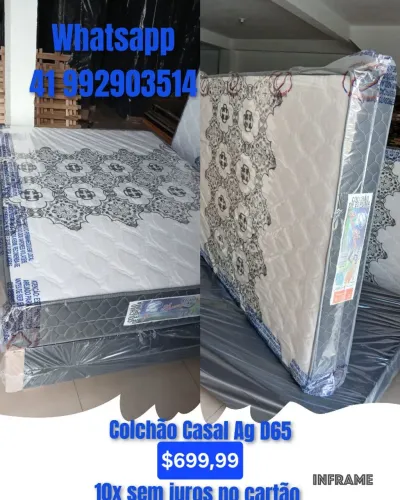 Colchão Casal espuma d65 novo # 10x sem juros no cartão