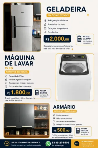 VENDA DE MOVEIS SEMI NOVOS