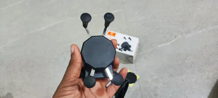 Suporte celular moto, garra entrada usb carregamento