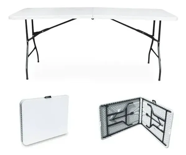 Mesa Dobrável Portátil 1,80m Bel