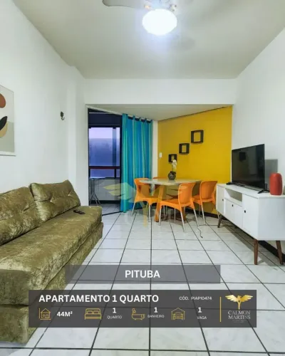 APARTAMENTO NASCENTE 44m² 1 QUARTO VARANDA 1 VAGA INFRA VENDE PITUBA