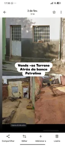 Terreno bairro atrás da banca