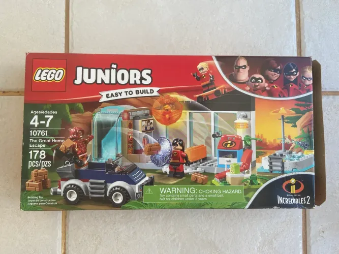 LEGO Juniors 10761 Os Incríveis 2 + Caixa e Manual Originais