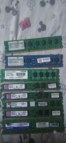 Memórias RAM DDR3 para Computador - Vendo Lote ou Separado