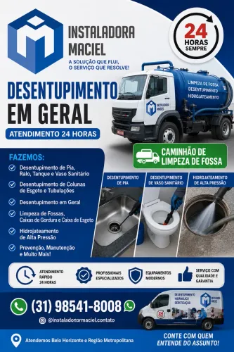 Desentupimento em geral 
