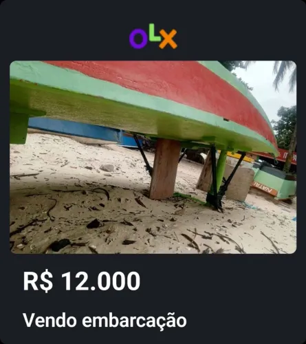 Vendo jangada completa