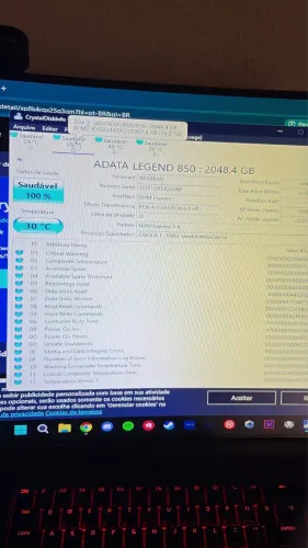 SSD NVME PCI 4.0 5000MBS 2TB