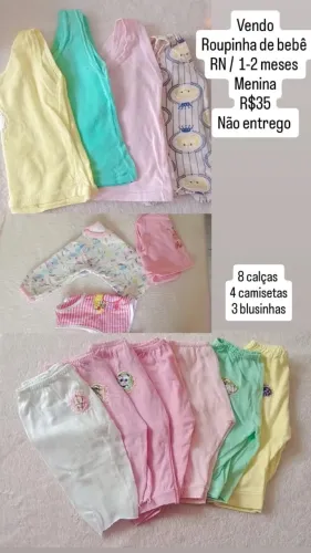 Roupas de bebê menina 