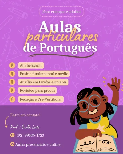 Aulas Particulares de Português