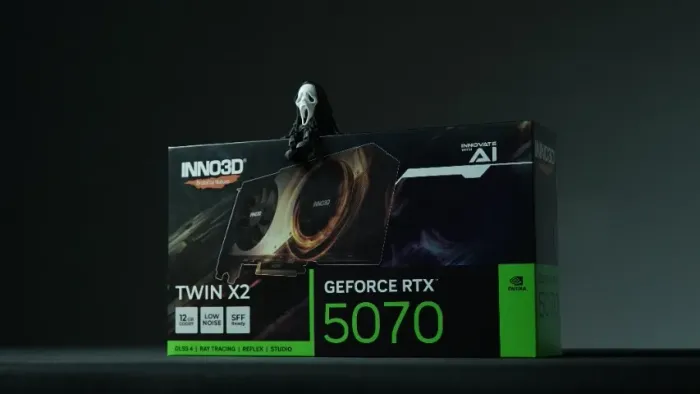 Placa de Vídeo - RTX 5070 12GB Inno3D TWIN X2 OC por R$4.399,00