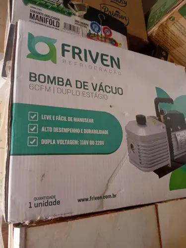 Bomba de vácuo 6cfm duplo estágio