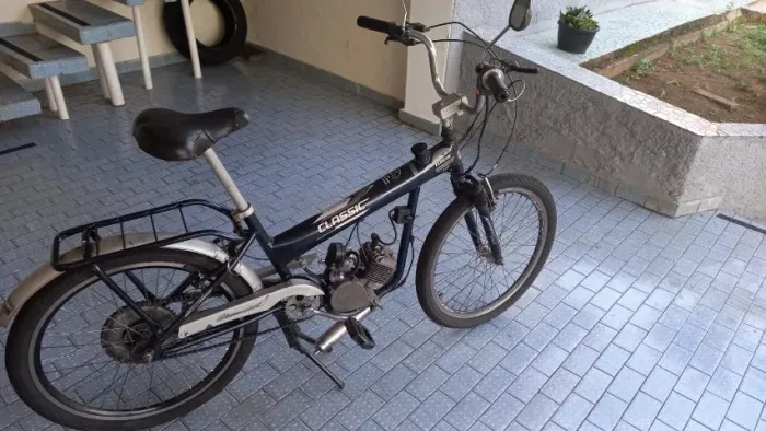 Bicicleta Motorizada (Mobilete) Classic | Aro 24 | 80cc | Gasolina + Óleo 2T