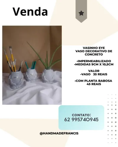 Vasinhos decorativos multiusos