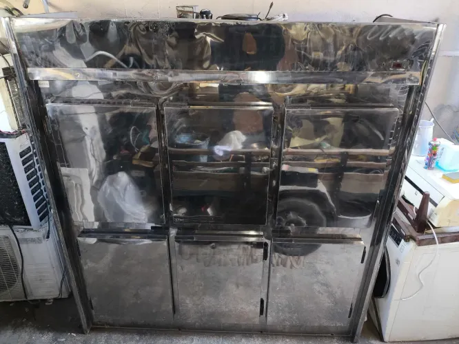 Refrigerador Mini câmara 6 portas Inox
