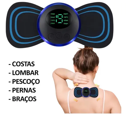 Mini Massageador Eletrico Choque