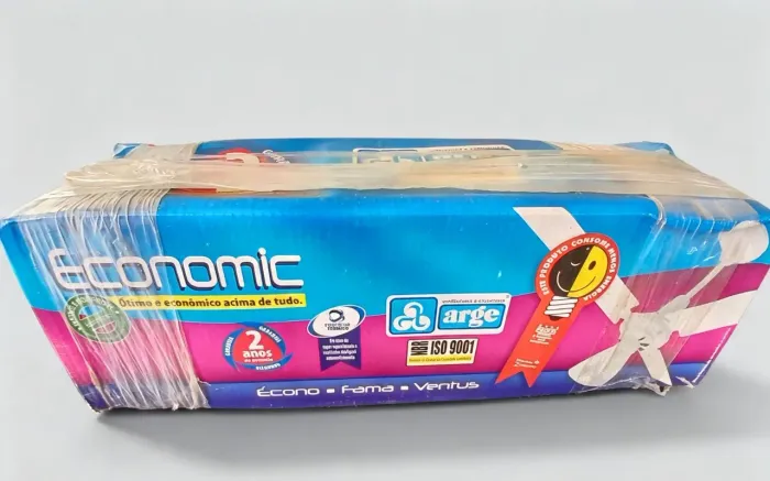Ventilador de teto 3pás cor mogno 127v Economic Arge
