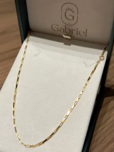 Cordão de ouro tijolinho 6.45g ( LOJA FÍSICA )