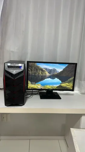 PC GAMER + MONITOR - ÓTIMO DESEMPENHO PARA JOGOS, TRABALHO E EDIÇÃO