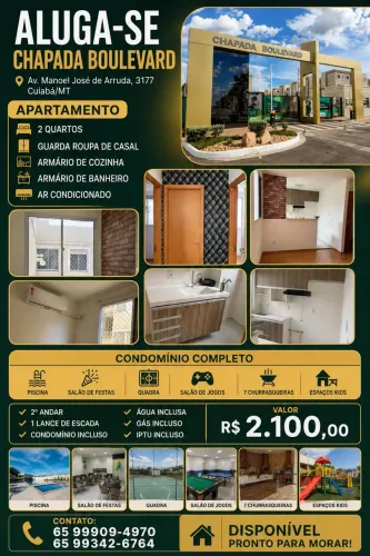 Aluga-se apartamento,local de ótimo acesso com água ,gás ,IPTU e condomínio incluso