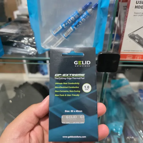 Thermal Pad para manutenção em Placa de Vídeo e Videogame, 1mm de espessura, 80x40mm Gelid