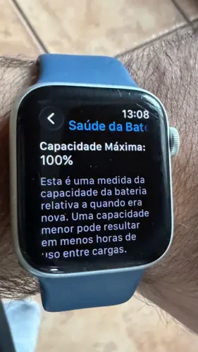 Apple Watch SE 2ª geração GPS 44mm Azul
