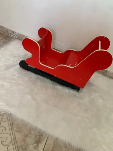 Trenó de Natal para Ensaio Fotográfico Infantil (Até 5 anos) - Cenário / Prop Natalino