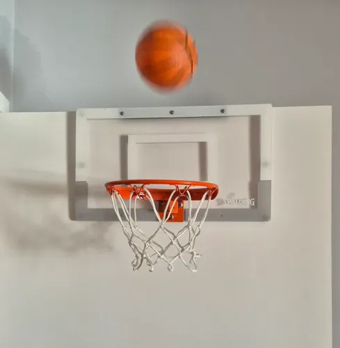 Mini Tabela de Basquete Spalding Original para Porta com Bola