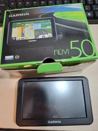 GPS Garmin Nüvi 50 - Tela 5" - Mapas Brasil e EUA - Ótimo Estado