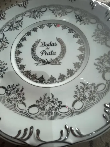 30cm prato bodas de prata