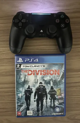 CONTROLE PS4 PARALELO + Jogo