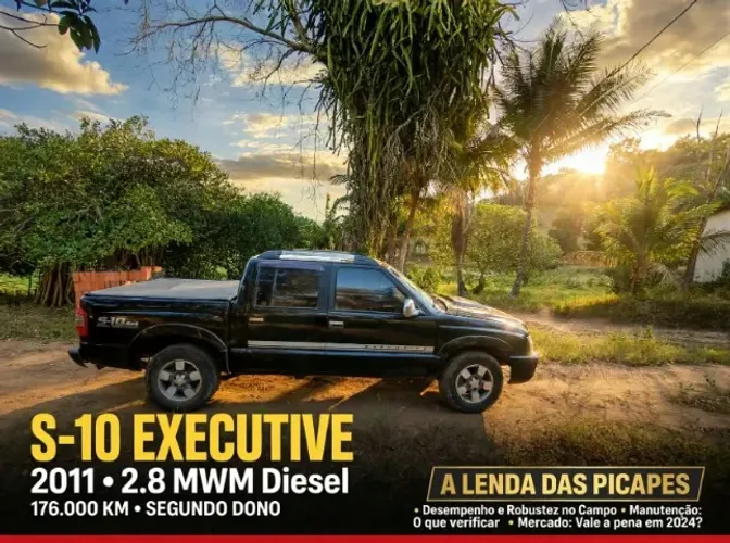 Chevrolet S10 Pick-up Exec. 2.8 4X4 CD TB Int.dies 2011
