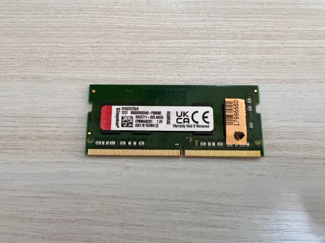 Memória 1x8 3200mhz DDR4 Kingston