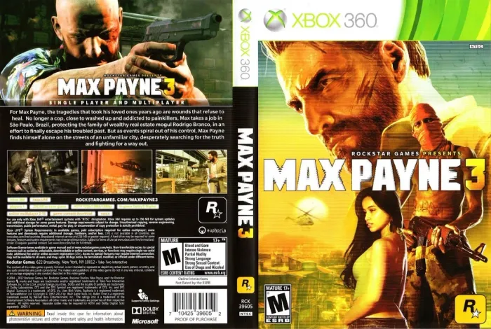 Max Payne 3, Xbox 360 em mídia digital 