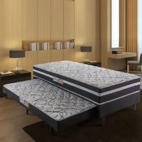 Cama Auxiliar Solteiro Nova no Preto - Design Moderno e Funcional 